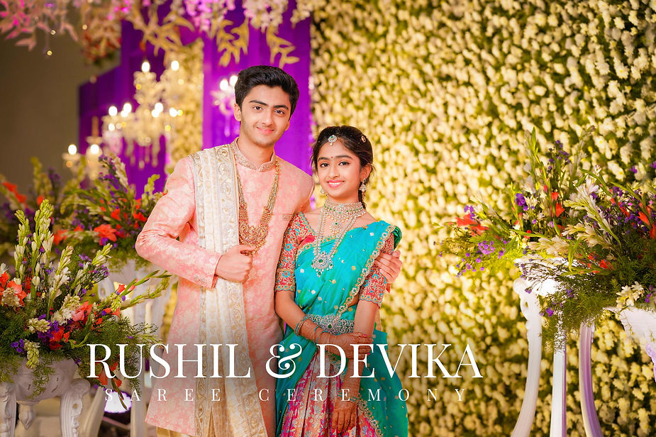 Threads of Tradition and Love: Rushi’s Dhoti Ceremony and Devika’s Half-Saree Function