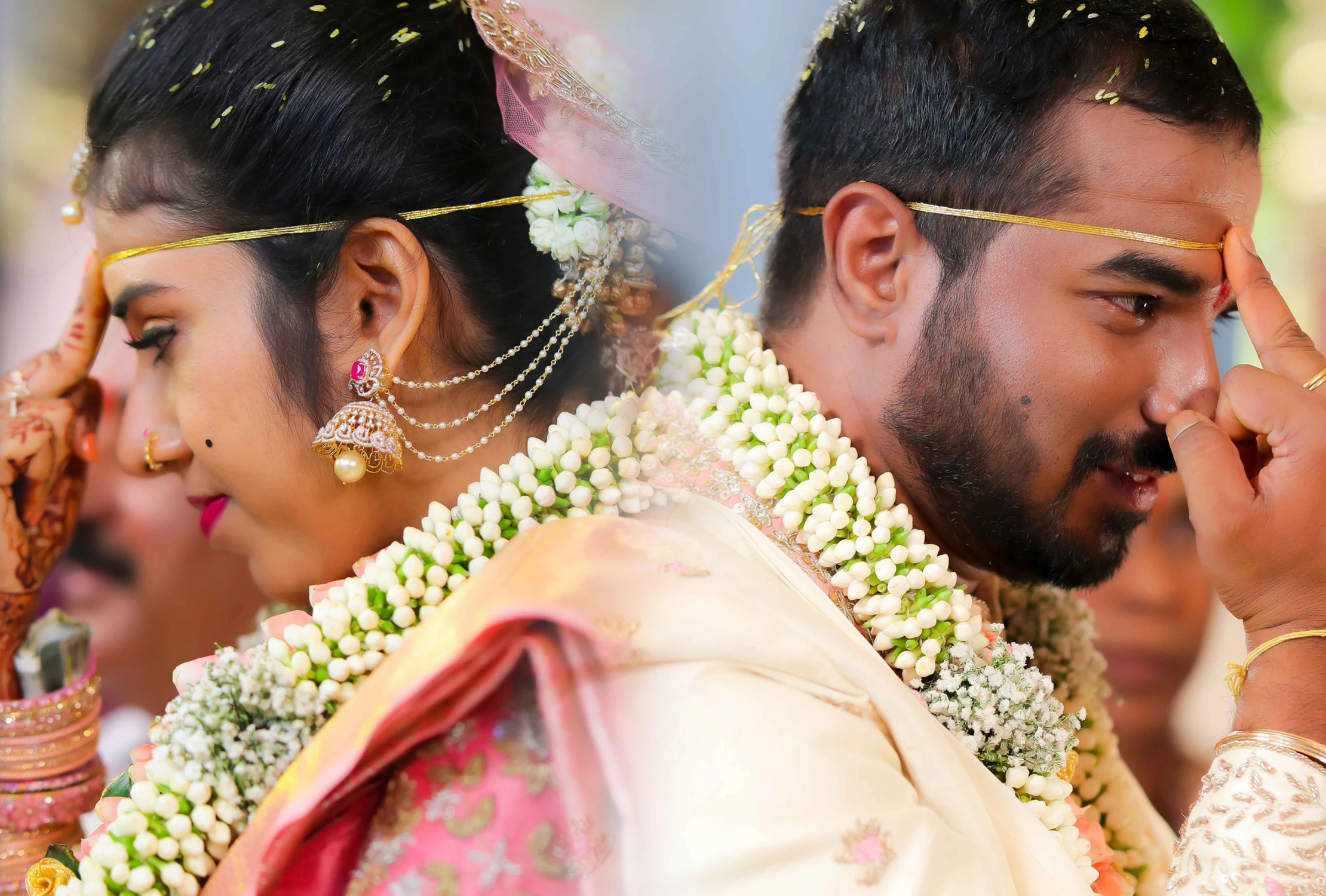 True love is never blind, but rather brings an added light.- Shena and Adarsh’s Wedding Visuals