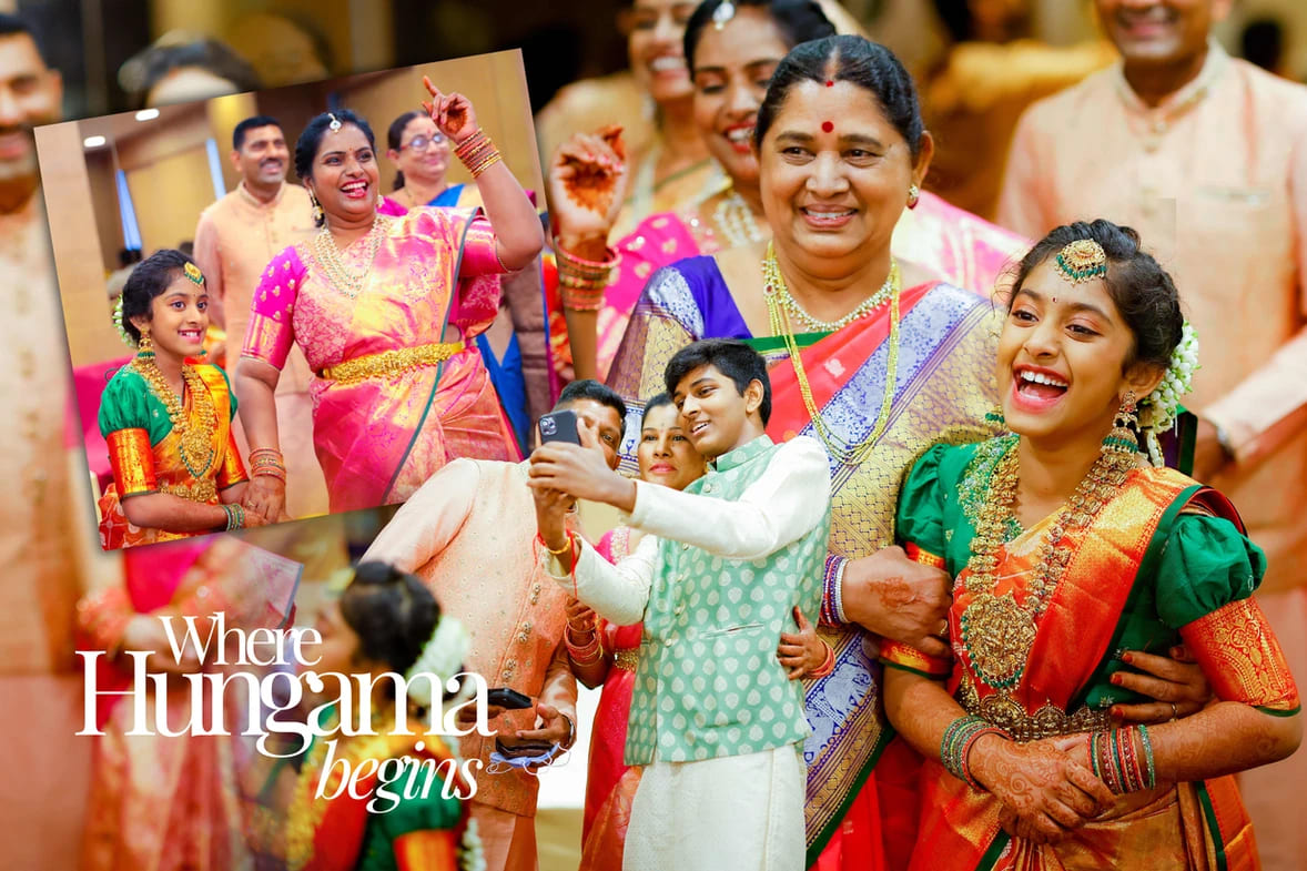 Shreni’s Half-Saree Ceremony: A Cultural Fusion of Tradition and Modernity