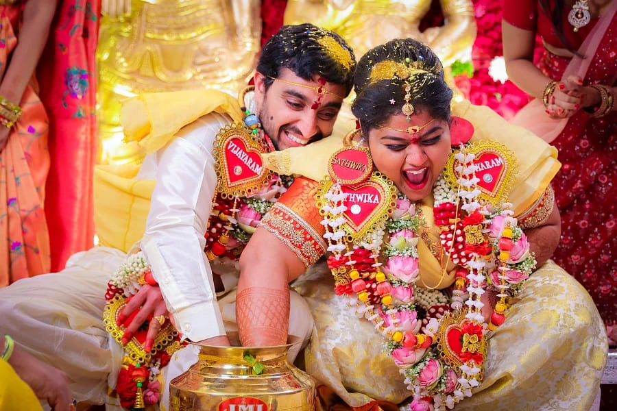 Vijayram and Sathwika’s Traditional Wedding is a Spectacular Eye Feast.