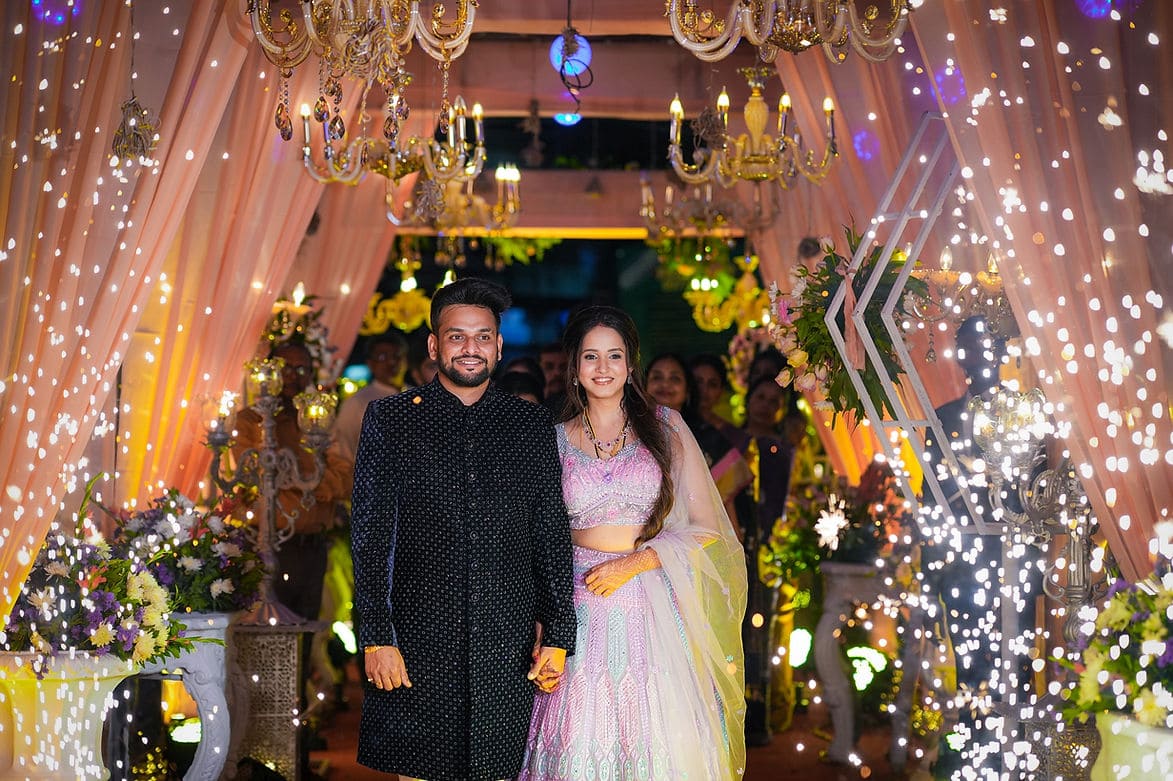 Siddharth & Gayathri’s Wedding Reception: A Night to Remember